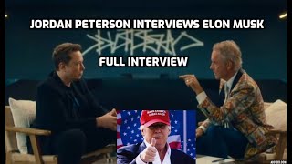 Jordan Peterson interviews Elon Musk Talking about God Trump woke ideology whats more important [upl. by Gnagflow]