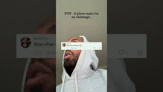 Commentaires TikTok chantés par IA  POV il pleut mais tes au chômage [upl. by Schmitt]