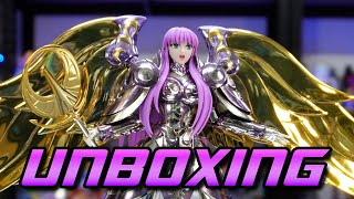 UNBOXING ATHENA MYTH CLOTH EX DIVINE SAGA PREMIUM SET SAINT SEIYA JAPAN GEEK [upl. by Anaeed180]