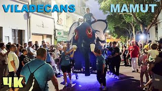 FIESTA DEL MAMUTS  Danza de la Lluvia Viladecans 2024 Barcelona 4K [upl. by Ardnajela]