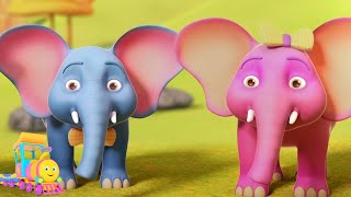 Ek Mota Hathi एक मोटा हाथी Hindi Cartoon Songs and Children Rhymes [upl. by Laikeze]