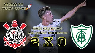 Corinthians 2 x 0 AméricaMG  Melhores Momentos  Copinha 2024 [upl. by Fillbert]