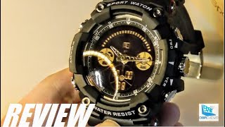 REVIEW Alfawise DX26 Hybrid Smartwatch Analog [upl. by Ahsykal]