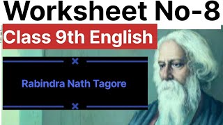 worksheet  English Worksheet class 9  worksheet 9th class  English Worksheet Solution 9th class [upl. by Anatolio]