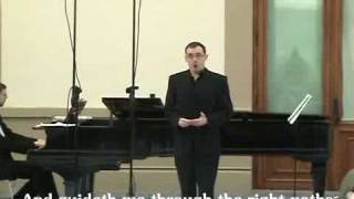 Antonin Dvorak Hospodin jest muj pastyr English subtitles [upl. by Nolan600]