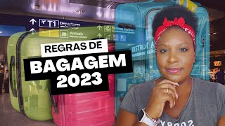 REGRAS DE BAGAGEM DE MÃO E DESPACHADA EM VOOS INTERNACIONAIS E NACIONAIS  2024 [upl. by Stanleigh]