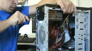 How to Build a Computer  22  Installing the PSU [upl. by Kinnon]