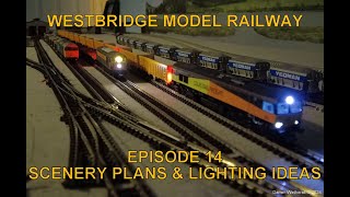 My Model Railway Layout Episode 14  Scenery Plans amp Lighting Ideas [upl. by Maxwell]