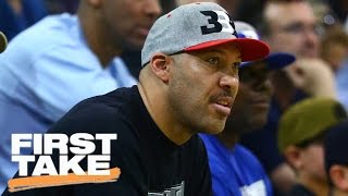 The Crew Reacts To LaVar Ball’s ‘White Player’ Comments  First Take  April 10 2017 [upl. by Vasta]