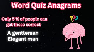 Anagram word quiz [upl. by Shipley684]