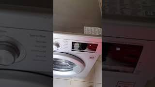 Lg washinh machine LE error code Load Error [upl. by Aztiley]