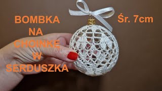 Bombka na choinkę Christmas tree bauble Adorno de árbol de Navidad Średnica 7 cm [upl. by Eugenia]