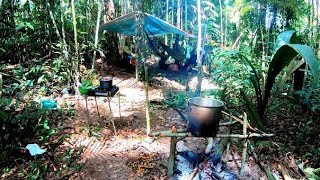 ACAMPAMOS NO CORAÇÃO DA SELVA AMAZÔNICA [upl. by Comethuauc]