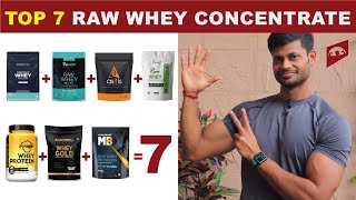 TOP 7 RAW WHEY PROTEIN UNDER RS 2000 FOR STUDENTS  REVIEW WITH LAB TEST REPORT [upl. by Scammon]