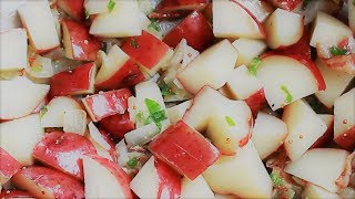 German Potato Salad  Red Skin Cold Recipe [upl. by Pearse512]