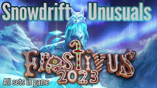 The 27000 Key Unusual Collection All Snowdrift Unusual Items [upl. by Esilehc]