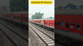 Kaifiyaat SF Express  Khorason Road Railway Station superfast explore express kaifiyaat train [upl. by Sharleen897]