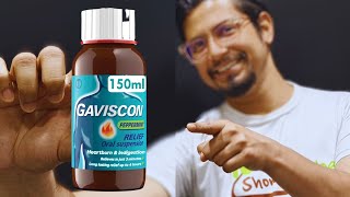 Gaviscon syrup ke fayede  Gaviskon syrup uses side effects dose  Gaviscon syrup review Hindi [upl. by Rabassa619]