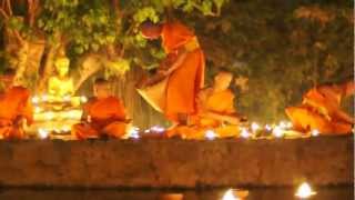 Makha Bucha Night  Pan Tao Temple 20120307 [upl. by Bolte]