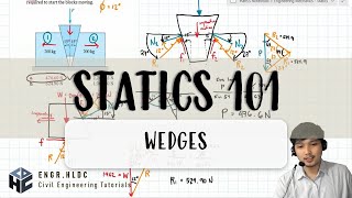 CE Board Exam Review Statics  Wedges [upl. by Burkitt840]