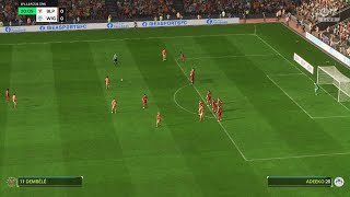 Blackpool FC vs Wigan Athletic  EFL League One  Jornada 14 Gameplay [upl. by Koralie]