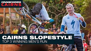 CRANKWORX CAIRNS SLOPESTYLE  MENS WINNING RUNS [upl. by Cristen358]