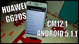 ANDROID LOLLIPOP  HUAWEI G620S CM121 [upl. by Aneras855]