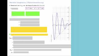 Partielle Integration Flächenberechnung [upl. by Javier]