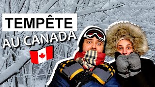 Dans une TEMPÊTE DE NEIGE au CANADA  ❄️ [upl. by Timmi]