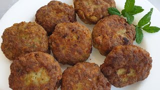 Qofte shtepie me Mish te grire  Classic Perfect Hamburger Meatballs [upl. by Talmud]