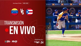 EN VIVO Venezuela 🇻🇪 vs Puerto Rico 🇵🇷  Juego 2  Clásico Mundial de Béisbol [upl. by Ahsinal993]