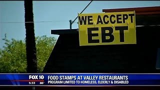 Food stamps for fast food EBT cards accepted at some valley restaurants [upl. by Jule]