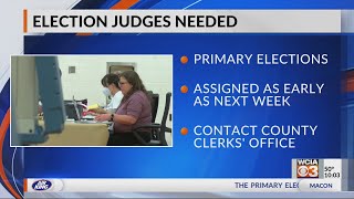 Election judges needed across Central IL as primaries approach [upl. by Elleivad]