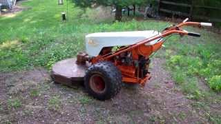 64 Gravely L 8 with the rotary mower amp cross blade system [upl. by Thomsen313]