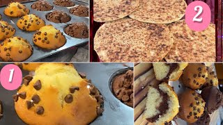 مدلان او مافن بكمية قليلة و خبز فطير صحي و بنين Fatma cuisine DZ  Pain santé et Muffins [upl. by Sitto]