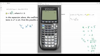 Binomial expansion  finding an unknown k [upl. by Naed]