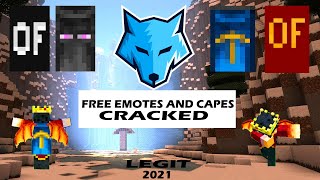 HOW TO GET CAPESCOSMETICSEMOTES FOR FREE IN MINECRAFTLABYMODFREE CAPESCAPES MODEMOTE [upl. by Yonatan]