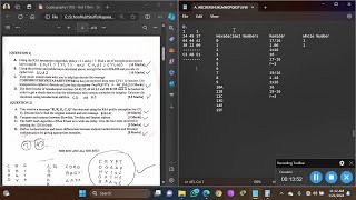 Cryptography CYS110  2023 Test 2 Q1 D Checksum Addition Using Hexadecimal Numbers KMU [upl. by Ymassej]