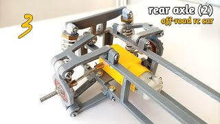 rear axle offroad rc car 2  how to make offroad rc car part 3 [upl. by Mackenzie593]