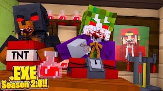 Minecraft EXE 20  DONUT EXE amp THE JOKER EXE HAVE TURNED ON ROPO EXE [upl. by Egroj]