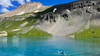 Hike to Ice Lake  Silverton Colorado  San Juan National Forest  4K [upl. by Nuahsyt]