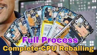 Complete CPU Reballing Process 🔥🔥🔥 [upl. by Enyrat]