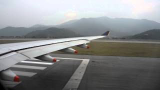 Airbus A330 Singapore Airlines Takeoff at Hong Kong [upl. by Sivie]