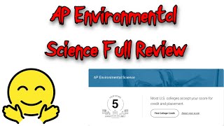 AP Environmental ScienceAPES Full Review [upl. by Notneb]