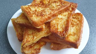 If you have toast 2 eggs and milk at home you can make a delicious breakfast French toast recipe [upl. by Asiulana]