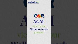 Hear what AGM of GMR has to say about our wellnesswork initiative gmrgroup Environics [upl. by Adnilemreh834]