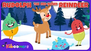 Rudolph the Red Nosed Reindeer  The Kiboomers Preschool Christmas Song for Kids [upl. by Enorel]