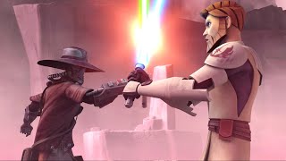 ObiWan amp Quinlan Vos vs Cad Bane 4K HDR  Star Wars The Clone Wars [upl. by Coretta764]