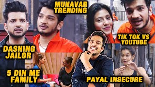 Lock Upp Review EP 05  Munawar Trending Karan Dashing Jailor Payal Insecure [upl. by Bonns572]