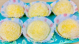 【芒果布丁糯米糍】一款非常适合夏天的甜点！Mango Pudding Mochi [upl. by Anialam]